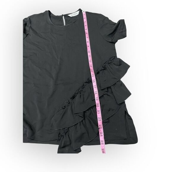 Max Mara Briose Silk Top in Black Size 8 - Picture 11 of 11